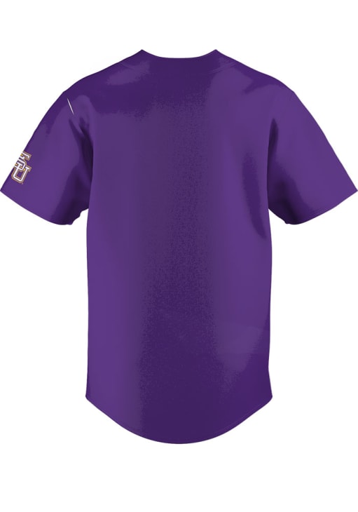 LSU Tigers Youth PURPLE Baseball Replica Baseball Jersey - 39530029