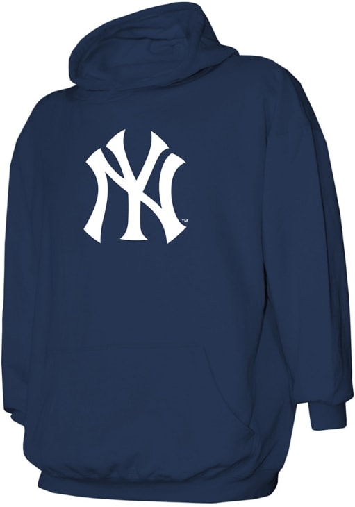 New York Yankees Stitches Youth NAVY Logo Long Sleeve Hoodie