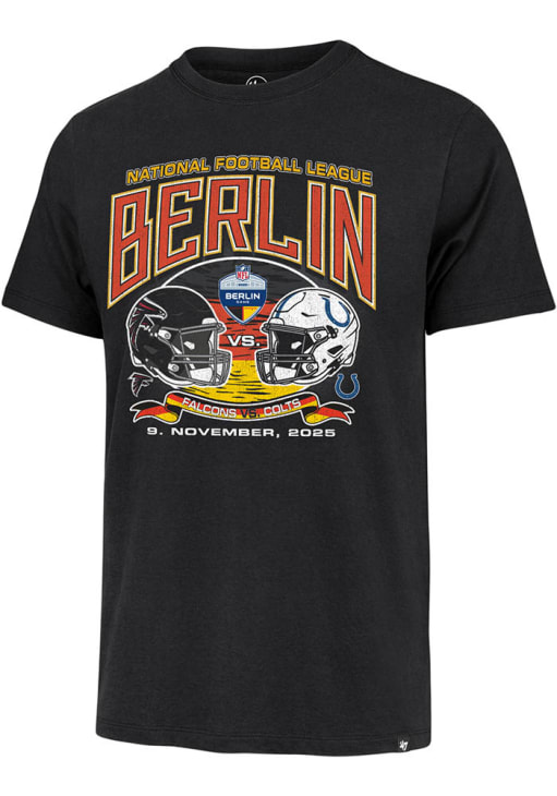 47 Indianapolis Colts BLACK 2025 Berlin Short Sleeve Fashion T