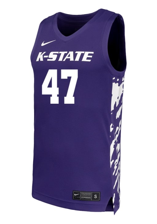 Andrej Kostic Mens PURPLE K-State Wildcats NIL Name And Number