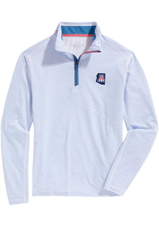 Vineyard Vines Mens LIGHT BLUE Arizona Wildcats Sankaty Long
