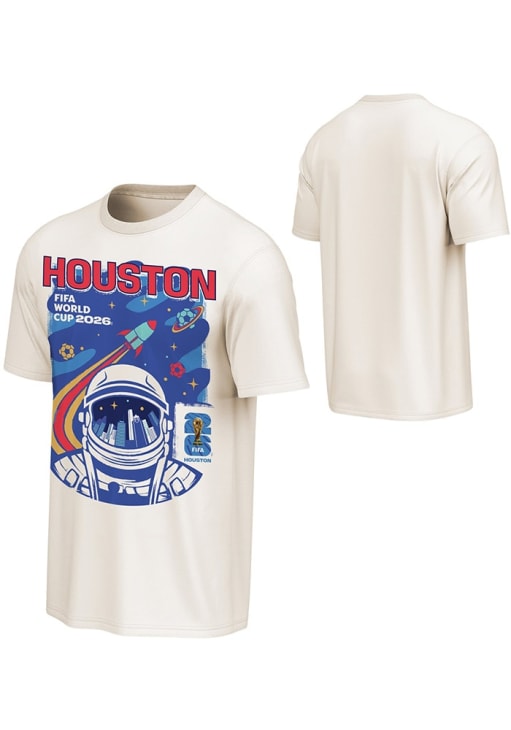 FIFA Houston White Host City Short Sleeve Fashion T Shirt - 403895613