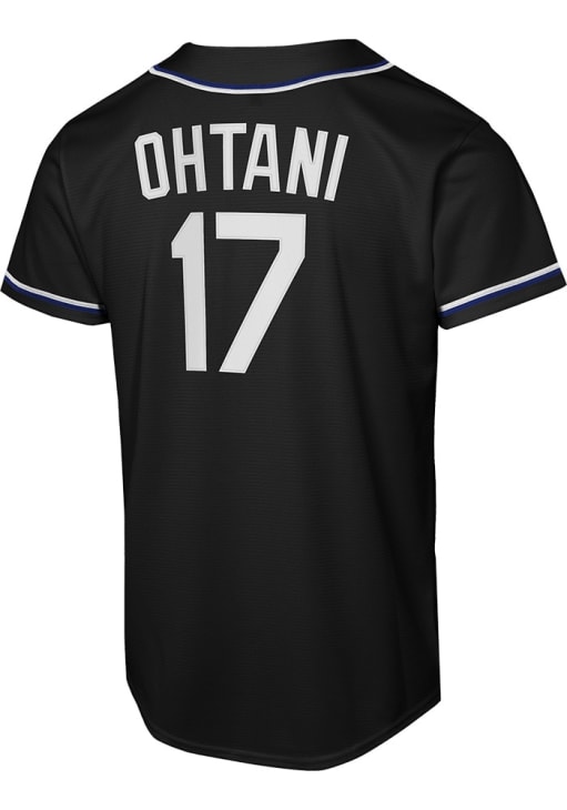 Los Angeles Dodgers Shohei Ohtani Youth BLACK Carbon Baseball