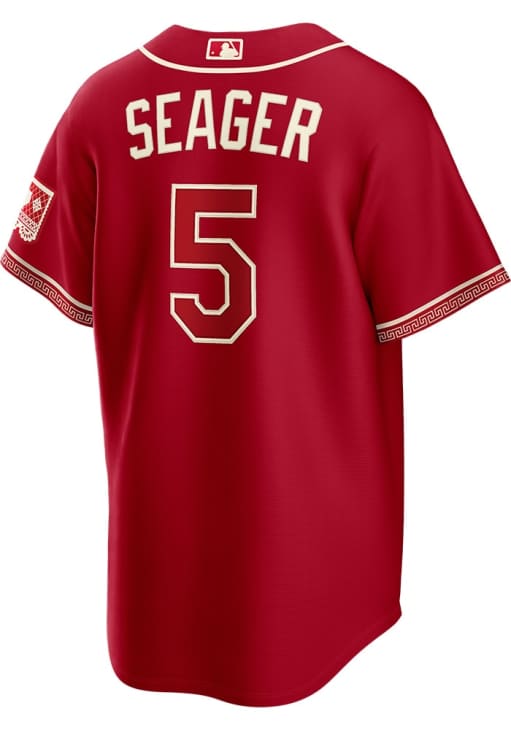Corey Seager Texas Rangers Mens Red City Connect 2.0 Limited