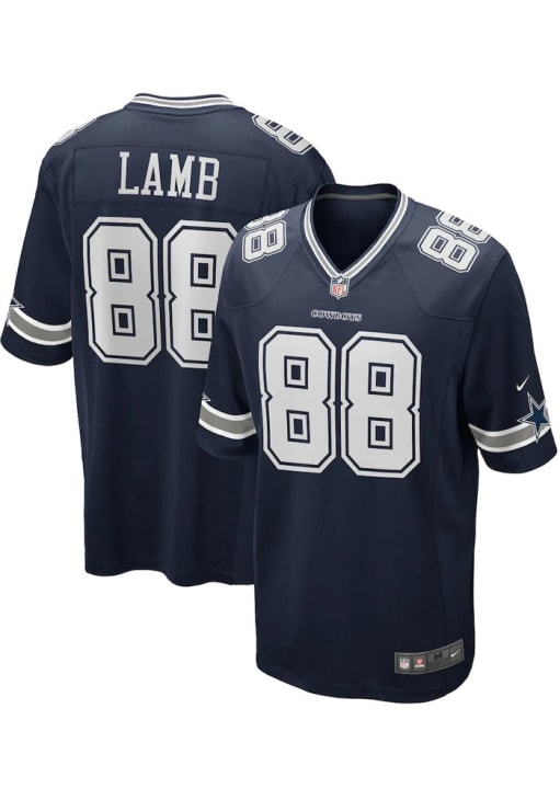 CeeDee Lamb Dallas Cowboys Road Game Jersey - NAVY