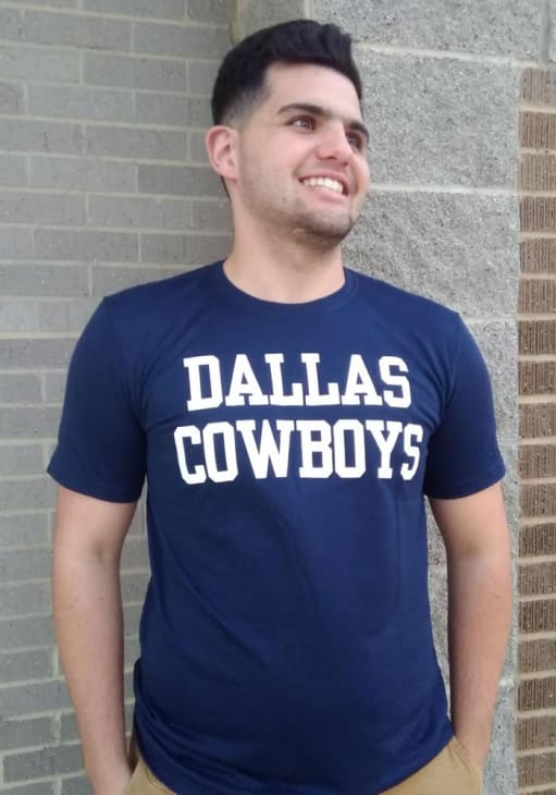 Nike Dallas Cowboys NAVY Legend Coaches Short Sleeve T Shirt