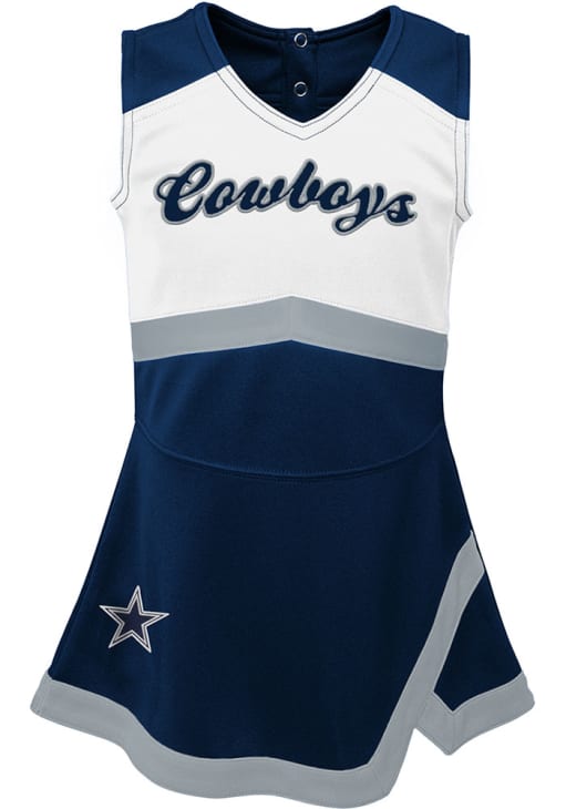 blue cheer dress Dallas Cowboys Girls Captain Outfit - NAVY Size:3Y Short sleeves while the soft size_9 Faye High Neck Platinum