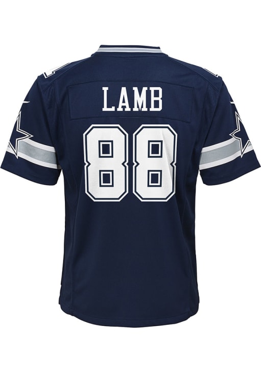Dallas Cowboys CeeDee Lamb Youth Game NAVY Nike Football Jersey