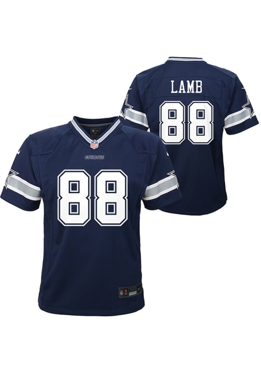 Dallas Cowboys CeeDee Lamb Boys Game NAVY Nike Football Jersey