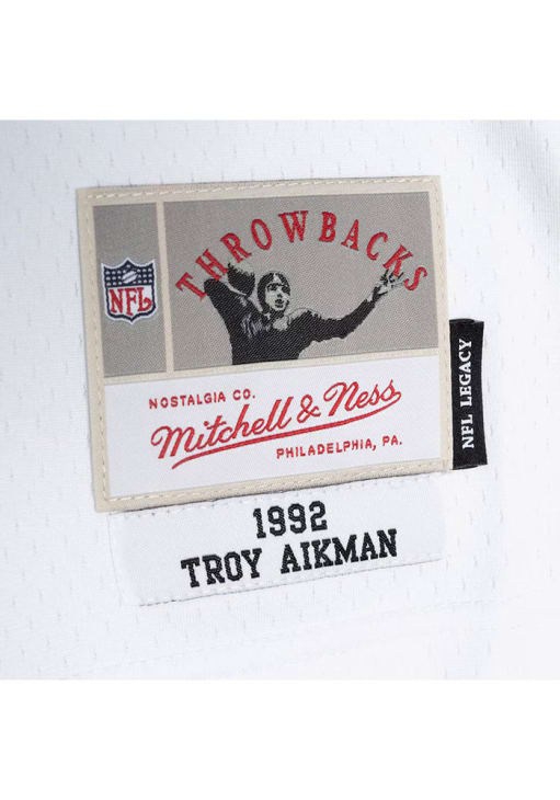 Dallas Cowboys Troy Aikman WHITE 1992 LEGACY Throwback Jersey