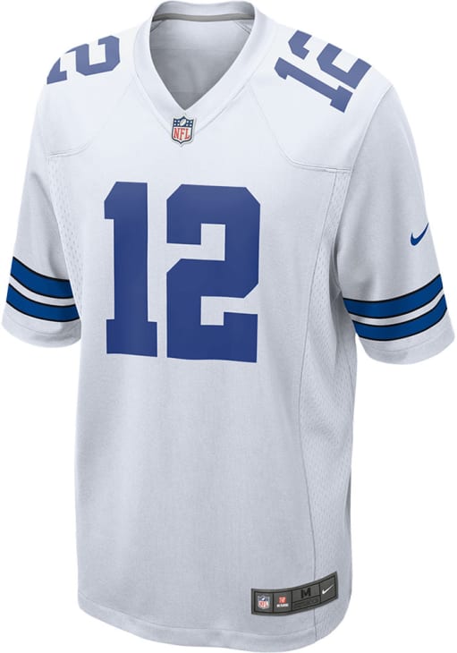 Roger Staubach Dallas Cowboys WHITE Home Jersey - 41023961