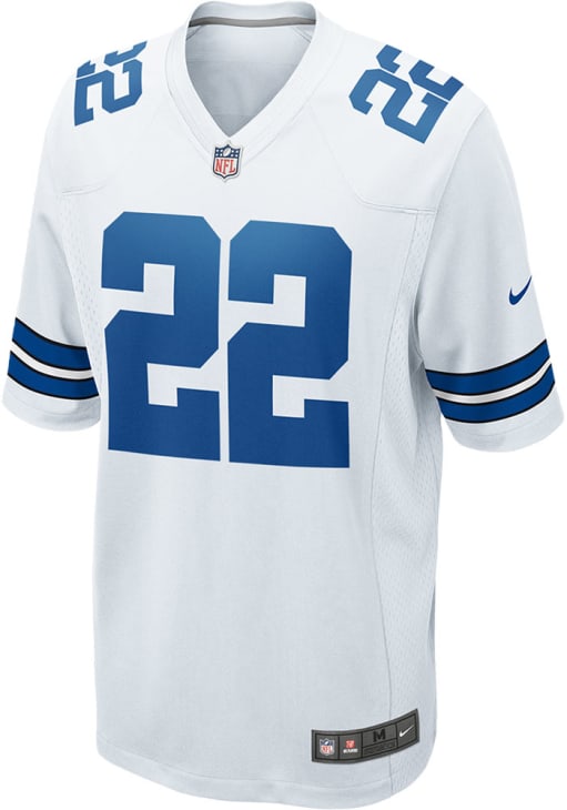 Emmitt Smith Dallas Cowboys WHITE Game Jersey - 41024182