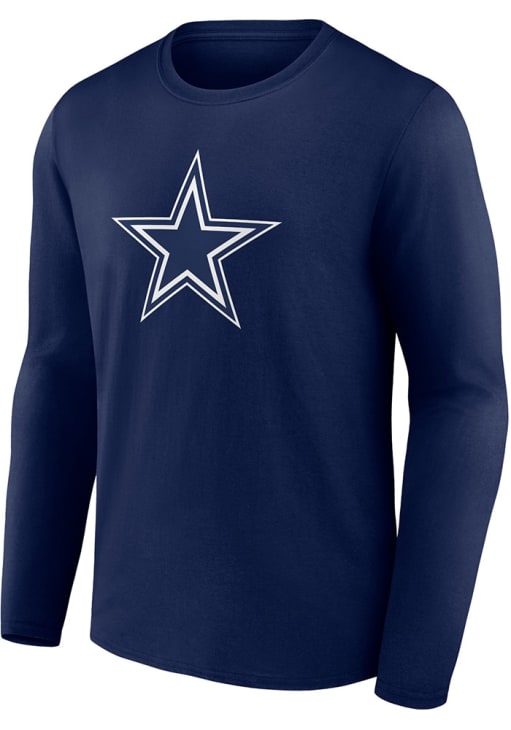 Dallas Cowboys Primary Logo Long Sleeve T-Shirt, Mens, XL, Navy Dallas Cowboys Primary Logo Long Sleeve T-Shirt, Mens, XL, Navy