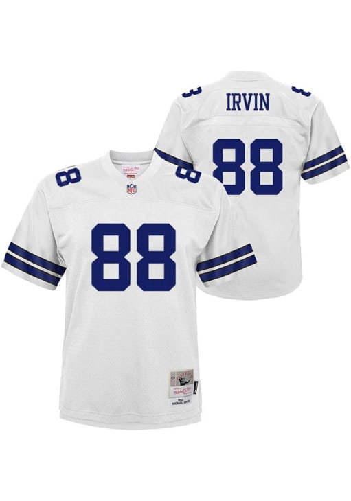 Dallas Cowboys Michael Irvin Youth Legacy Home White Football