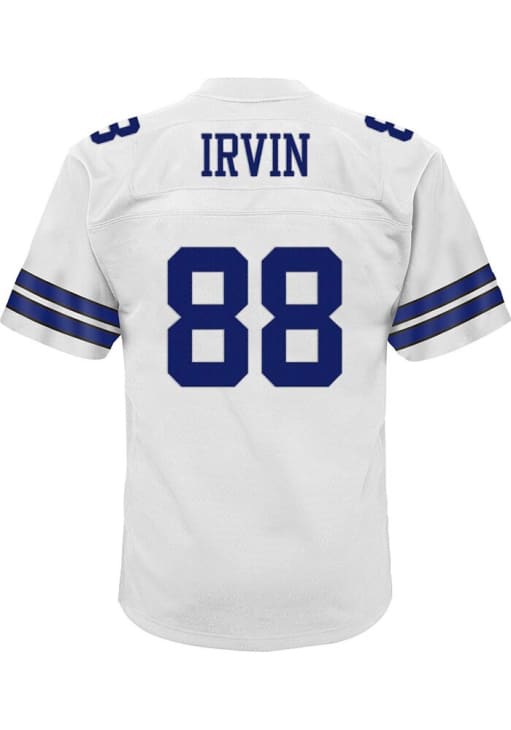 Dallas Cowboys Michael Irvin Youth Legacy Home White Football