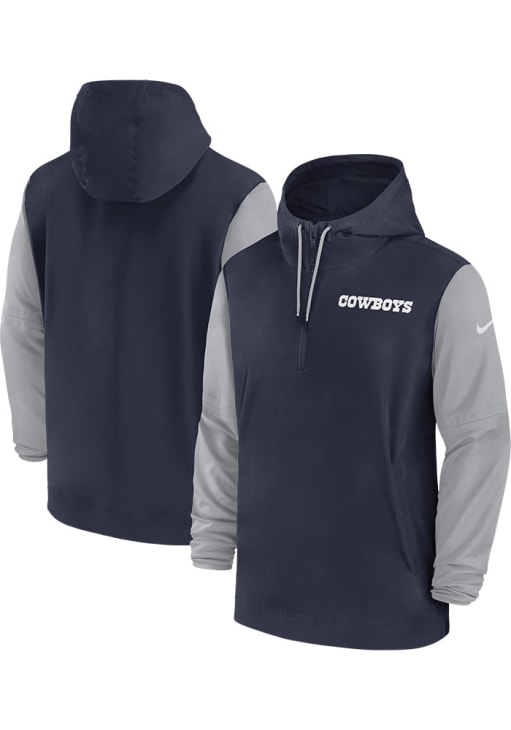 Nike Dallas Cowboys Mens NAVY Sideline Player Lightweight Light