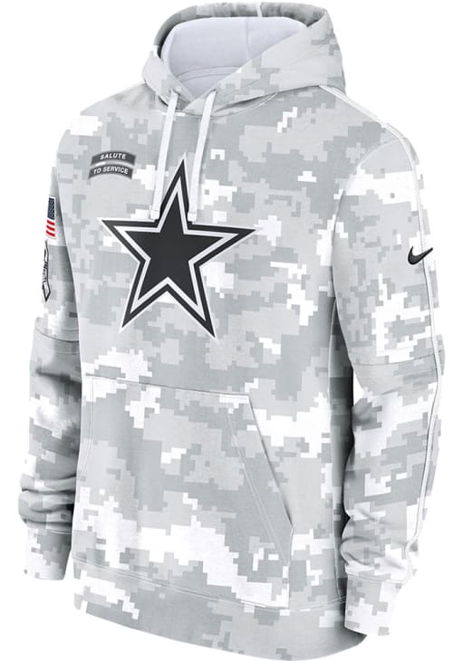 Nike Dallas Cowboys Mens White Salute to Service Hoodie - 41025594