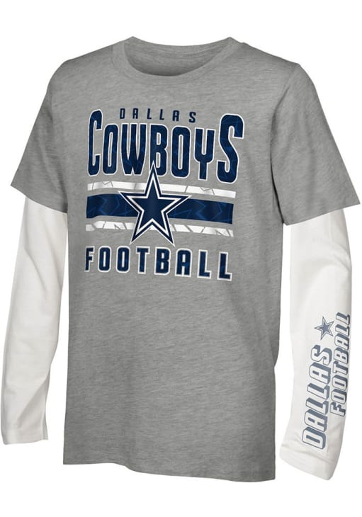 Dallas Cowboys Youth NAVY 3 in 1 Long Sleeve Tee - 41025698 Dallas Cowboys Youth NAVY 3 in 1 Long Sleeve Tee - 41025698