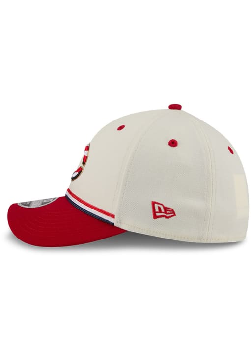 Cincinnati Reds Mens 2026 4th of July 39THIRTY M Crown CREAM New