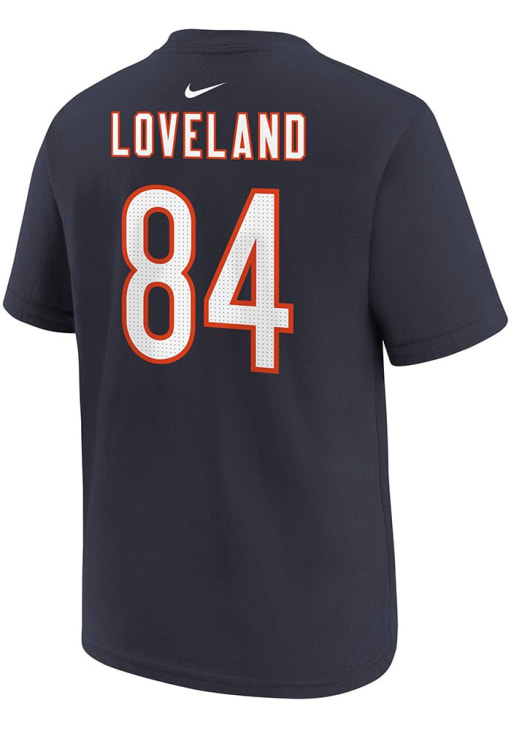 Colston Loveland Chicago Bears Youth NAVY Nike NN Short Sleeve