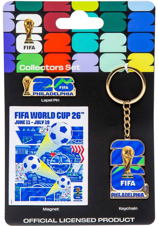 FIFA Philadelphia GOLD 2026 World Cup 3pk City Set Keychain - 4162139
