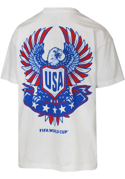 FIFA ワールドカップ　Tシャツ　USA アメリカ　限定　公式　服　アパレル FIFA USA White World Cup 26 Livery Short Sleeve T Shirt - 42876550