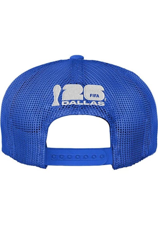 FIFA Dallas CREAM 2026 FIFA World Cup 5 Panel Trucker Hat - 432740597
