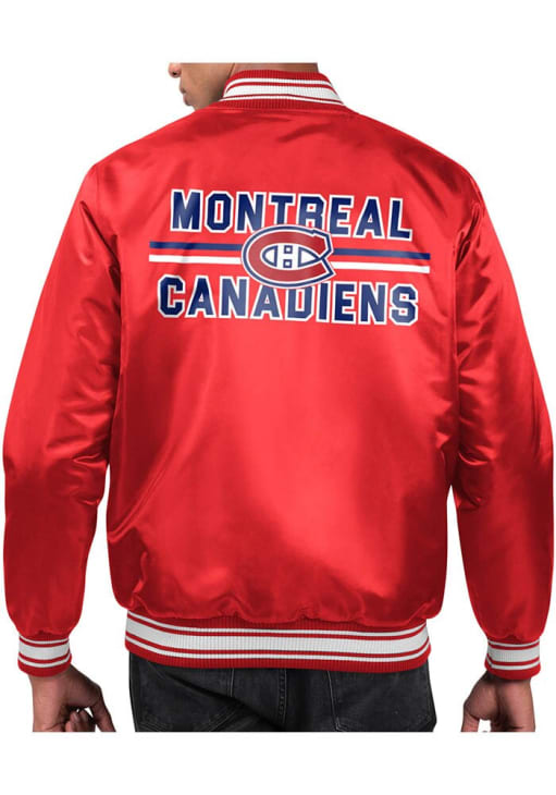 Starter Montreal Canadiens Mens Red Stacked Logo Medium Weight