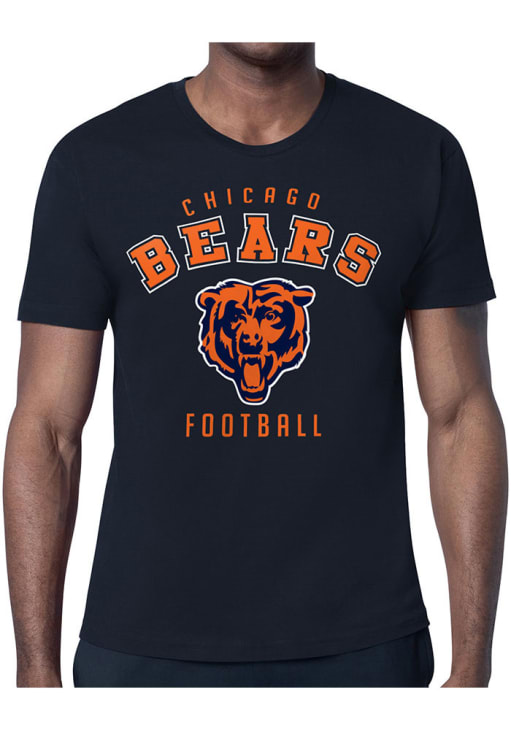 Starter Chicago Bears NAVY Logo Short Sleeve T Shirt - 43442171 display picture 1
