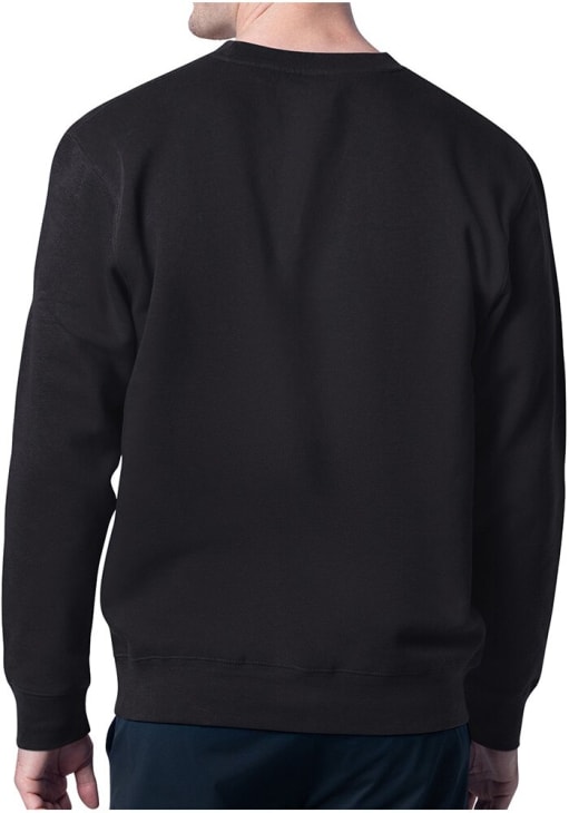 Starter Baltimore Ravens Mens BLACK Logo Crew Sweatshirt - 43443983