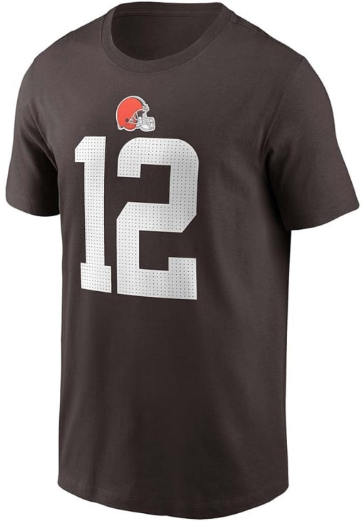 Shedeur Sanders Cleveland Browns BROWN Home Short Sleeve Player T