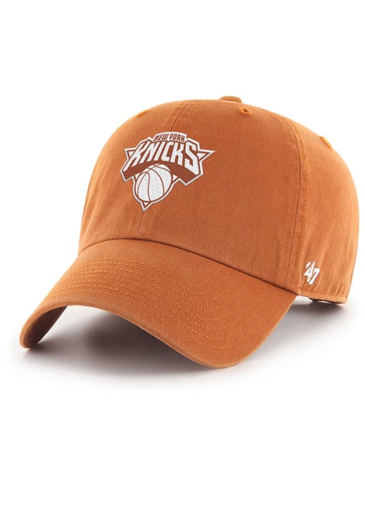 メンテナンス Knicks 47 New York Knicks DARKORANGE Clean Up Adjustable Hat - 44093837