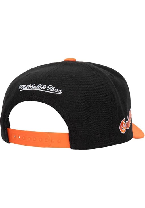 Mitchell and Ness Baltimore Orioles White 3T Team Pro Cooperstown