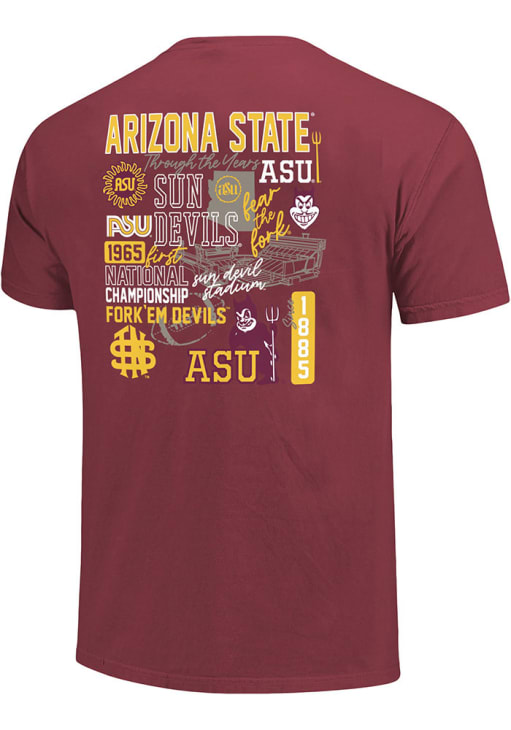 Arizona State Sun Devils Womens BRICK Through the Years T-Shirt
