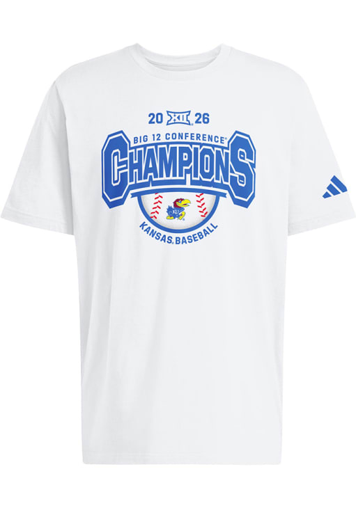 Adidas Kansas Jayhawks White 2026 Big 12 Baseball Tournament