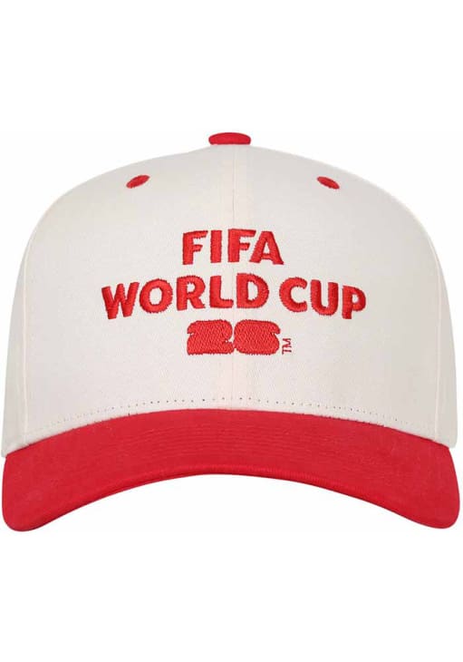 FIFA IVORY 2026 FIFA World Cup Red Logo 2T Pro Crown Adjustable