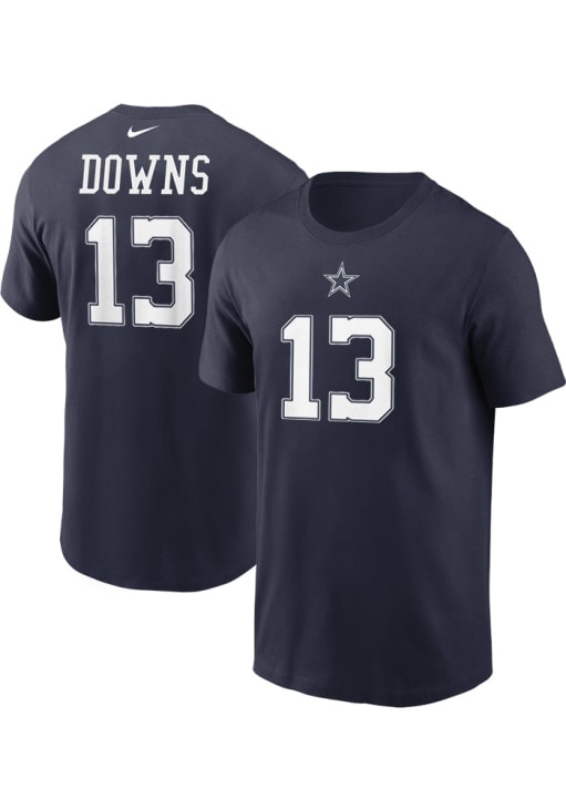 Caleb Downs Dallas Cowboys NAVY Home Short Sleeve Player T Shirt