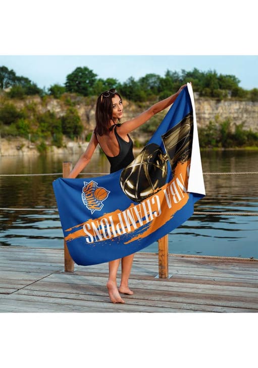 New York Knicks ROYAL 2026 NBA Champions Sand Free Waffle Weave
