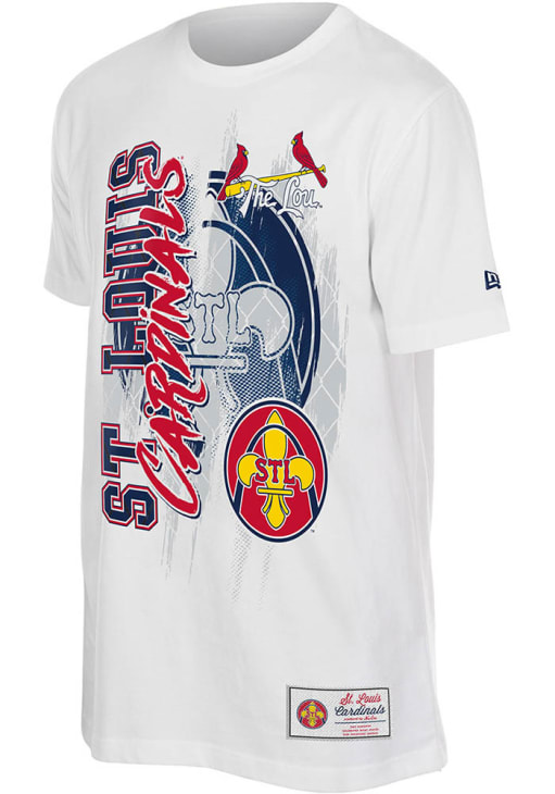 New Era St Louis Cardinals White City Connect Short Sleeve T Shirt