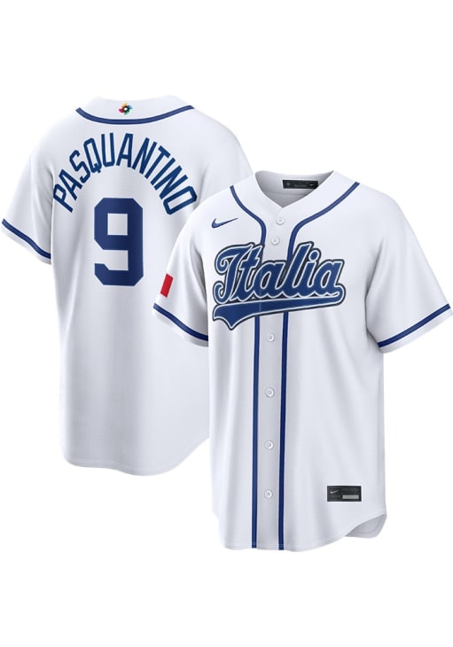 Vinnie Pasquantino Italy Mens White World Baseball Classic Limited