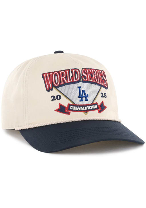 47 Los Angeles Dodgers NATURAL 2025 World Series Champions Two