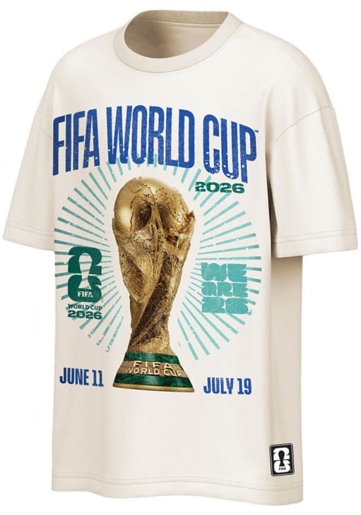FIFA World Cup26 アルゼンチンvsヨルダン　マッチデーTシャツＬ FIFA NATURAL World Cup 26 Legacy Defended Short Sleeve Fashion T