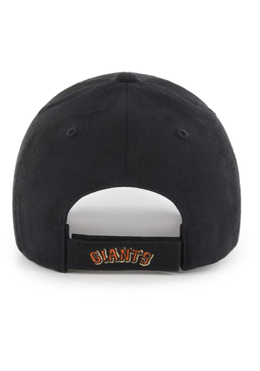 47 San Francisco Giants BLACK MVP Adjustable Hat - 47000163
