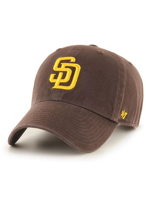 47 San Diego Padres BROWN Clean Up Adjustable Hat - 47000345