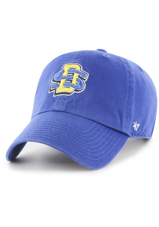 47 South Dakota State Jackrabbits ROYAL Clean Up Adjustable Hat