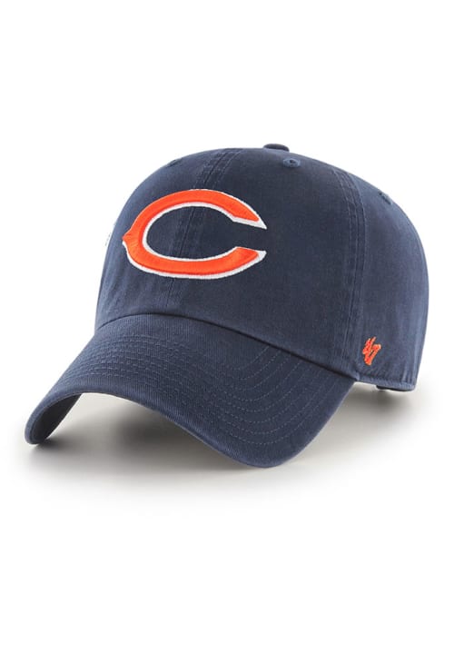 47 Chicago Bears NAVY Clean Up Adjustable Hat - 47000481