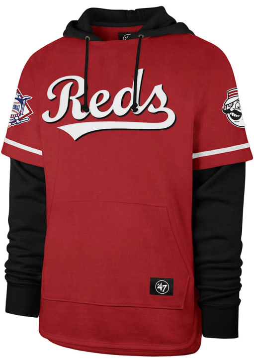 47 Cincinnati Reds Mens Red Trifecta Shortstop Long Sleeve Fashion