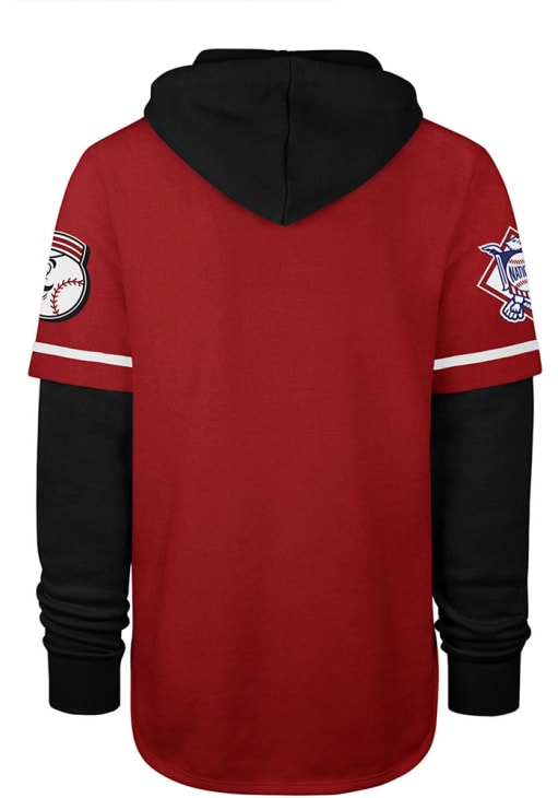 47 Cincinnati Reds Mens Red Trifecta Shortstop Long Sleeve Fashion