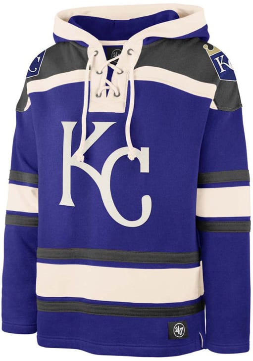 47 Kansas City Royals Mens ROYAL Superior Lacer Long Sleeve