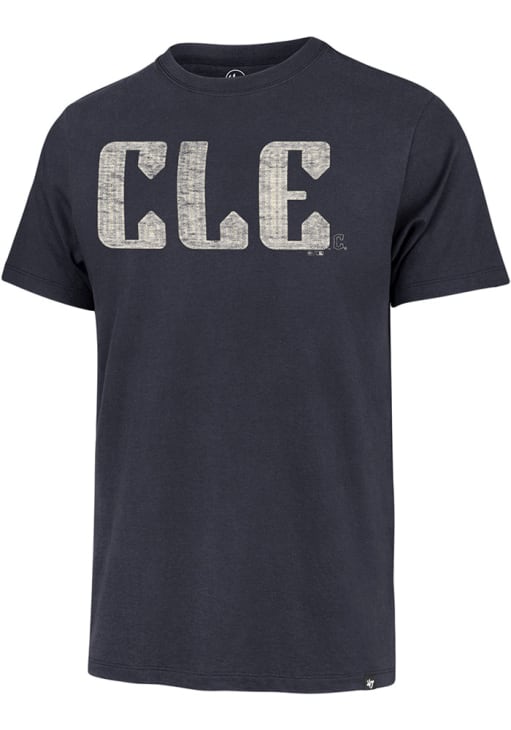 47 Cleveland Guardians NAVY CC Premier Franklin Short Sleeve